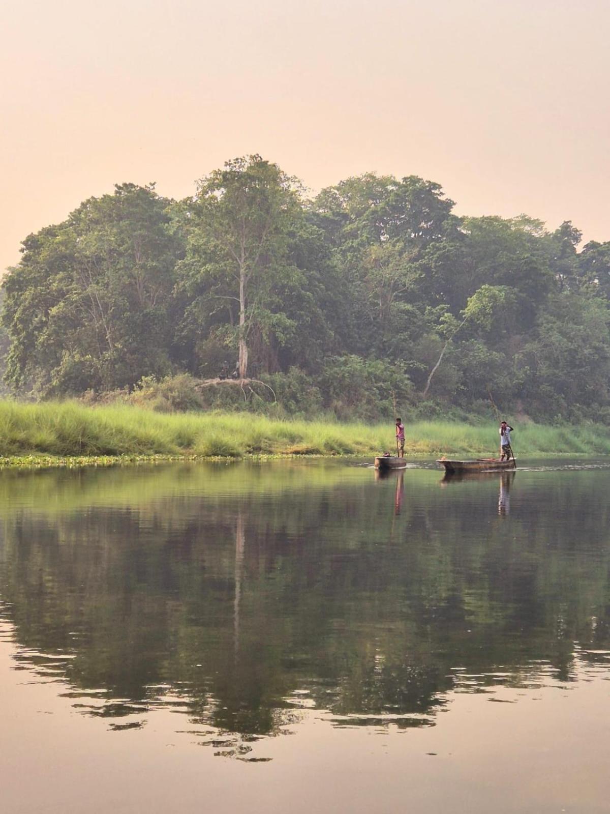 Bamby Chilling House - Feel The Nature Sauraha Dış mekan fotoğraf