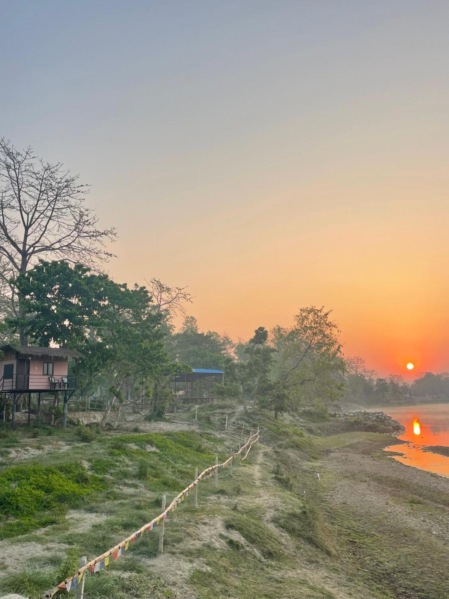 Bamby Chilling House - Feel The Nature Sauraha Dış mekan fotoğraf